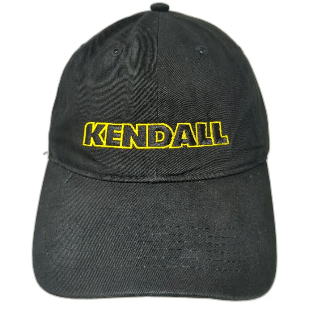 Pacific Headwear Kendall Baseball Cap Black One Size Strapback Cotton Yellow Hat